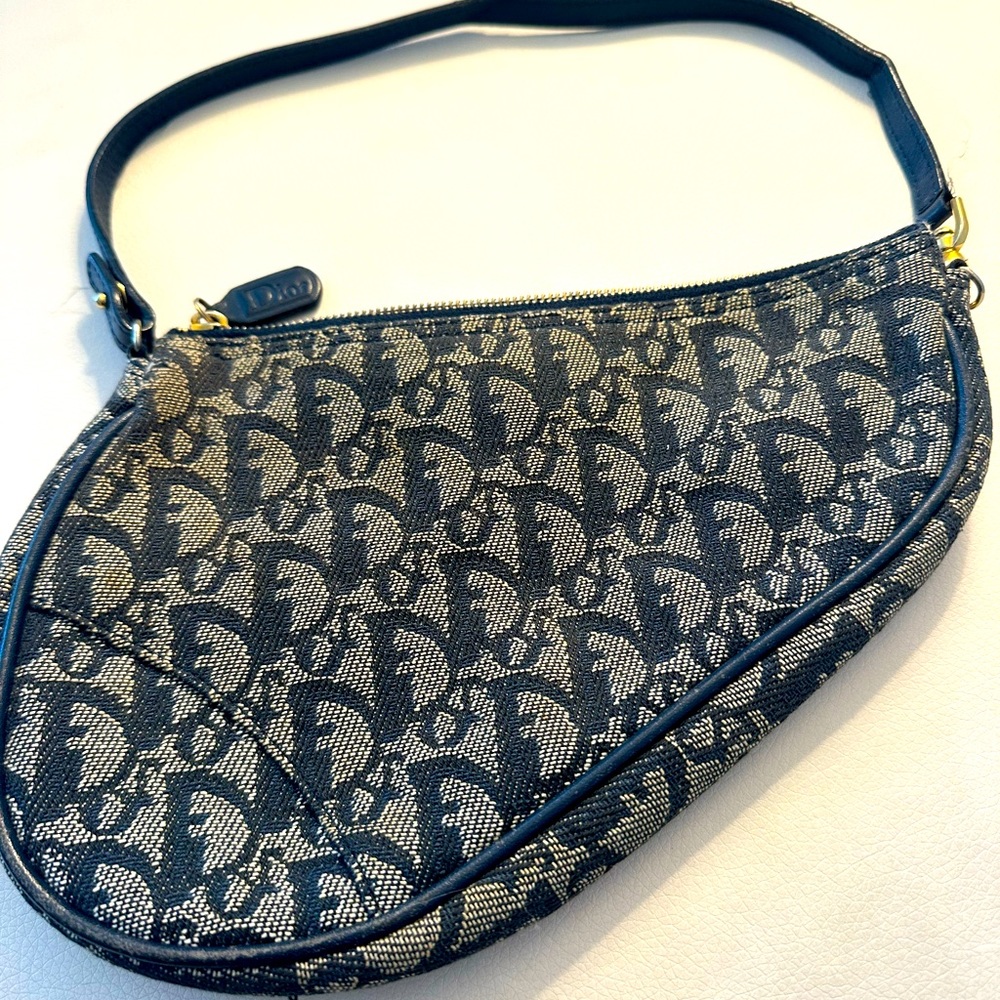 Christian Dior Vintage saddle handbag Pouch